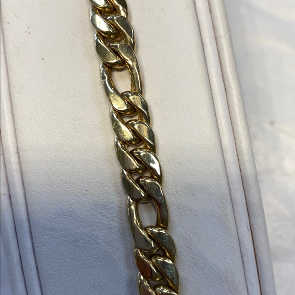 NEW 14K Gold Chain Bracelet - Picture 2 of 8